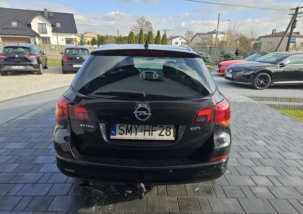 Opel Astra cena 27500 przebieg: 172098, rok produkcji 2011 z Zakroczym małe 211